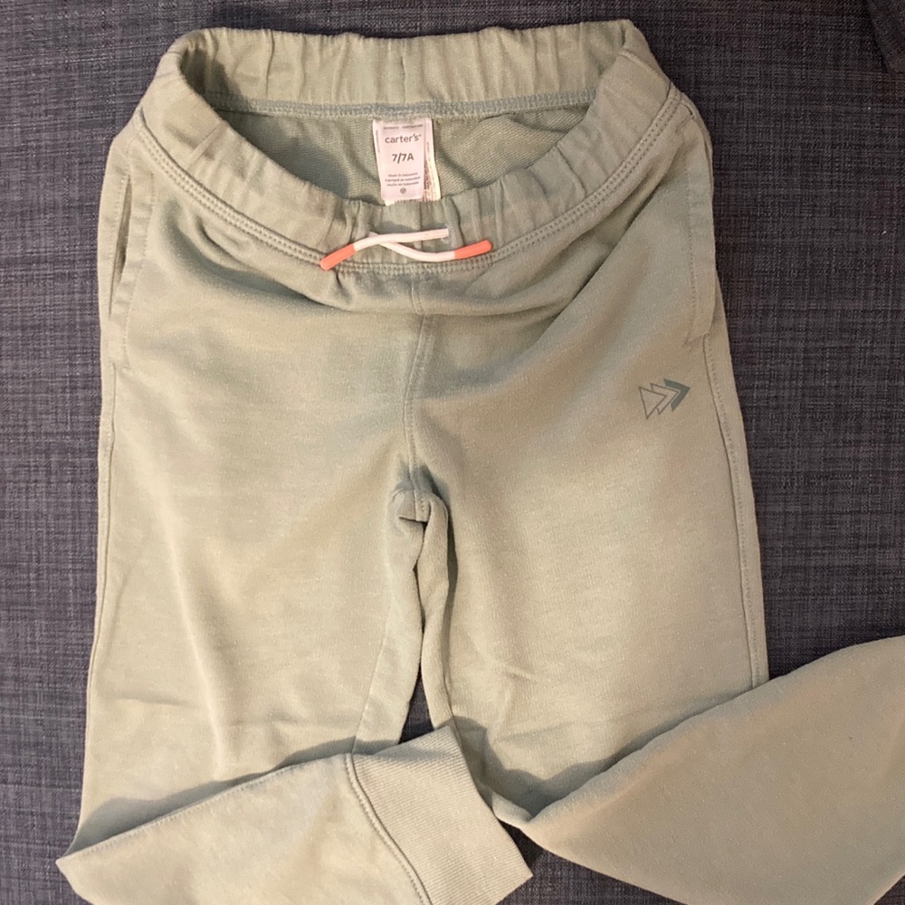 MAKE AN OFFER
Carter's Kids Light Green Joggers
Soft comfortable great condition